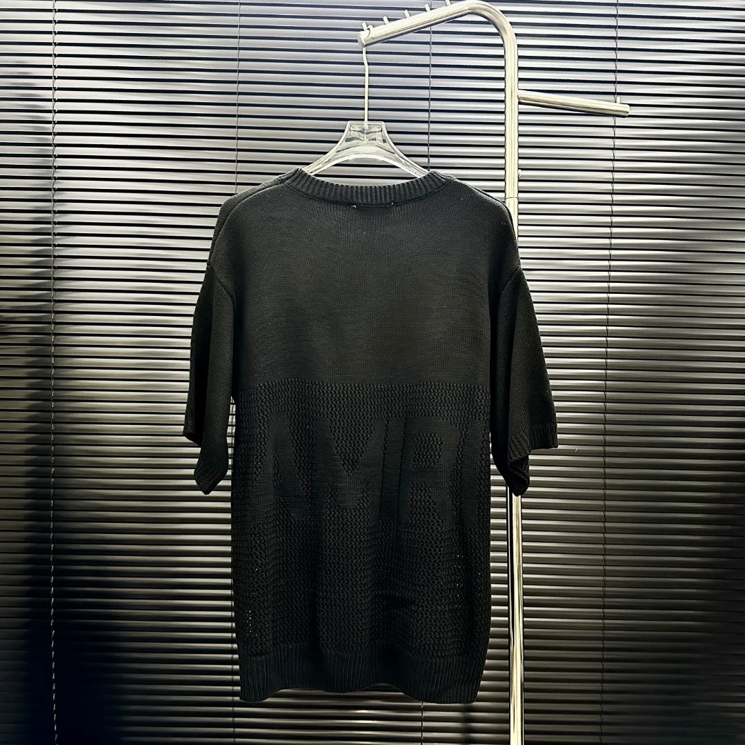 P240 Style: AMIRI Hollow Number 22 Commemorative Knitted Short Sleeves Size: S-XXL Fabric: Wool blend Accessories: Full set of customized original accessories No gender distinction, same style for men and women