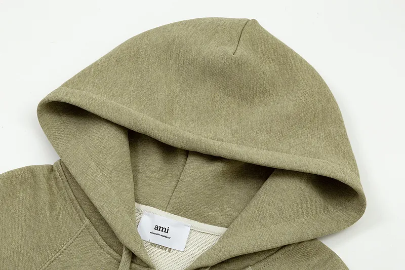 AMI new color zipper cardigan hooded sweatshirt S M L XL