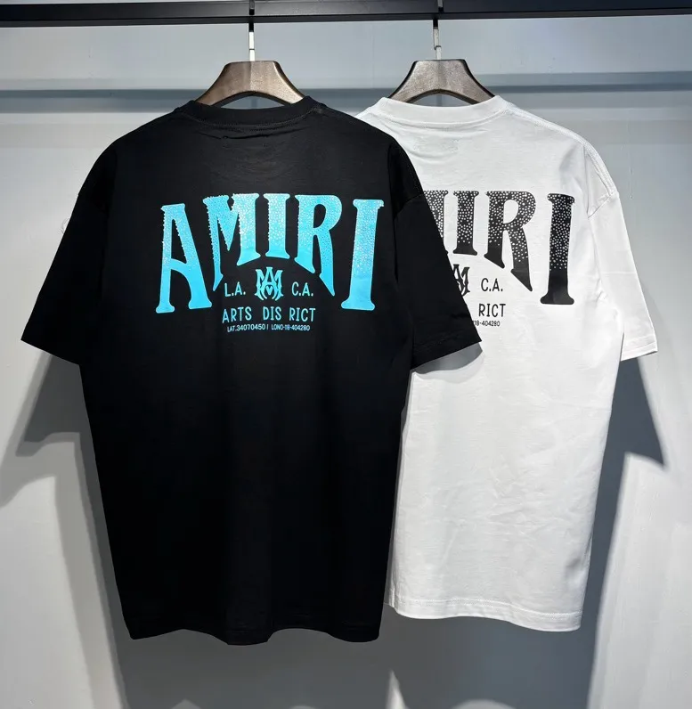 P126 AMIRI real shot black white hanging shot S. M. L. XL