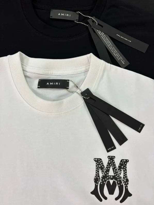 P126 AMIRI real shot black white hanging shot S. M. L. XL