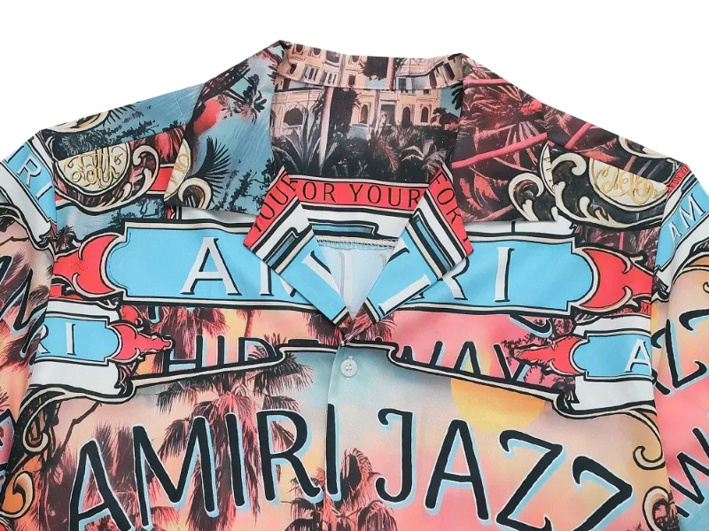 P240 new shirt set, high-quality satin fabric, soft, comfortable, breathable and shiny, with top-notch feel. High-definition digital printing, fine workmanship, mesh pants, refreshing and not close-fitting, top and pants are detachable, M~XXXL