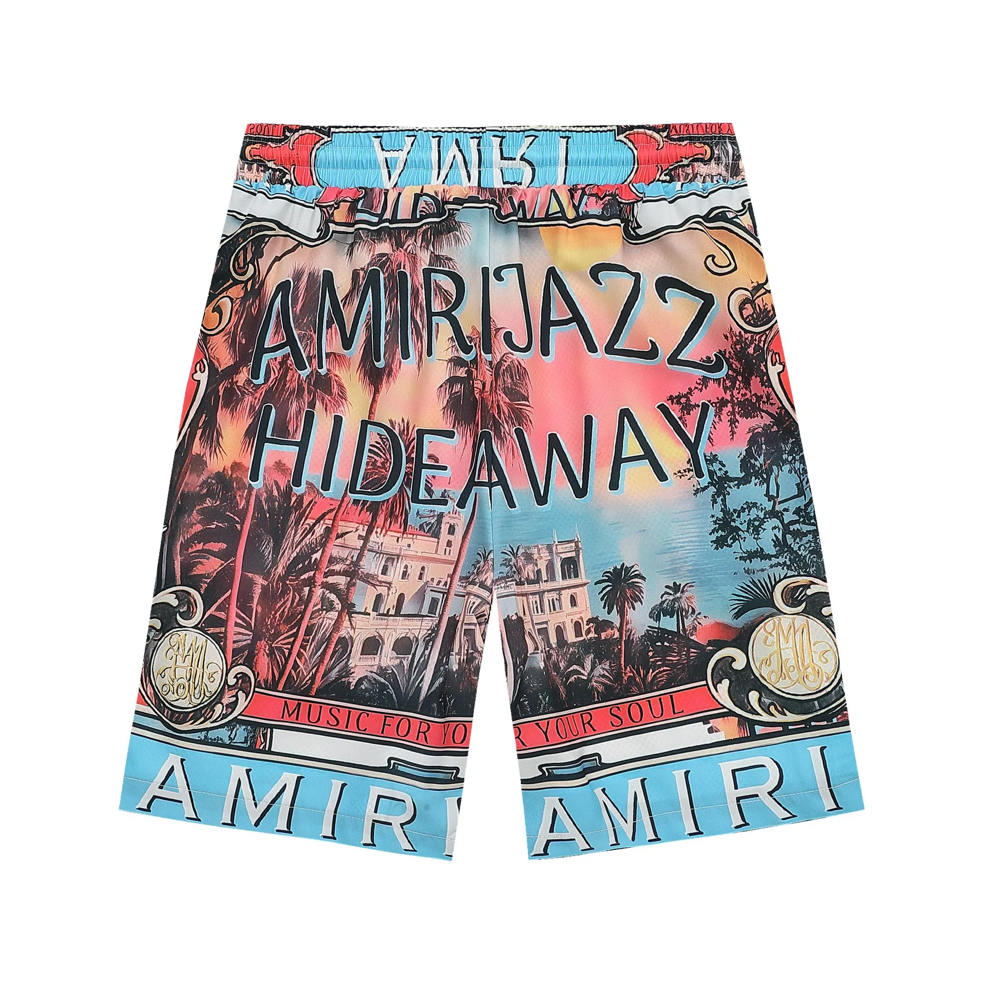 P240 new shirt set, high-quality satin fabric, soft, comfortable, breathable and shiny, with top-notch feel. High-definition digital printing, fine workmanship, mesh pants, refreshing and not close-fitting, top and pants are detachable, M~XXXL