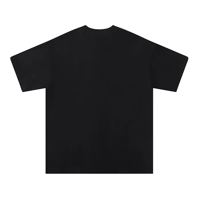 Style number: 661 P114 Fabric: 260g double yarn AMIRI 2025 spring and summer new logo round neck T-shirt high street unisex loose classic short-sleeved color: black white black printed blue 3 colors code number: S M L XL