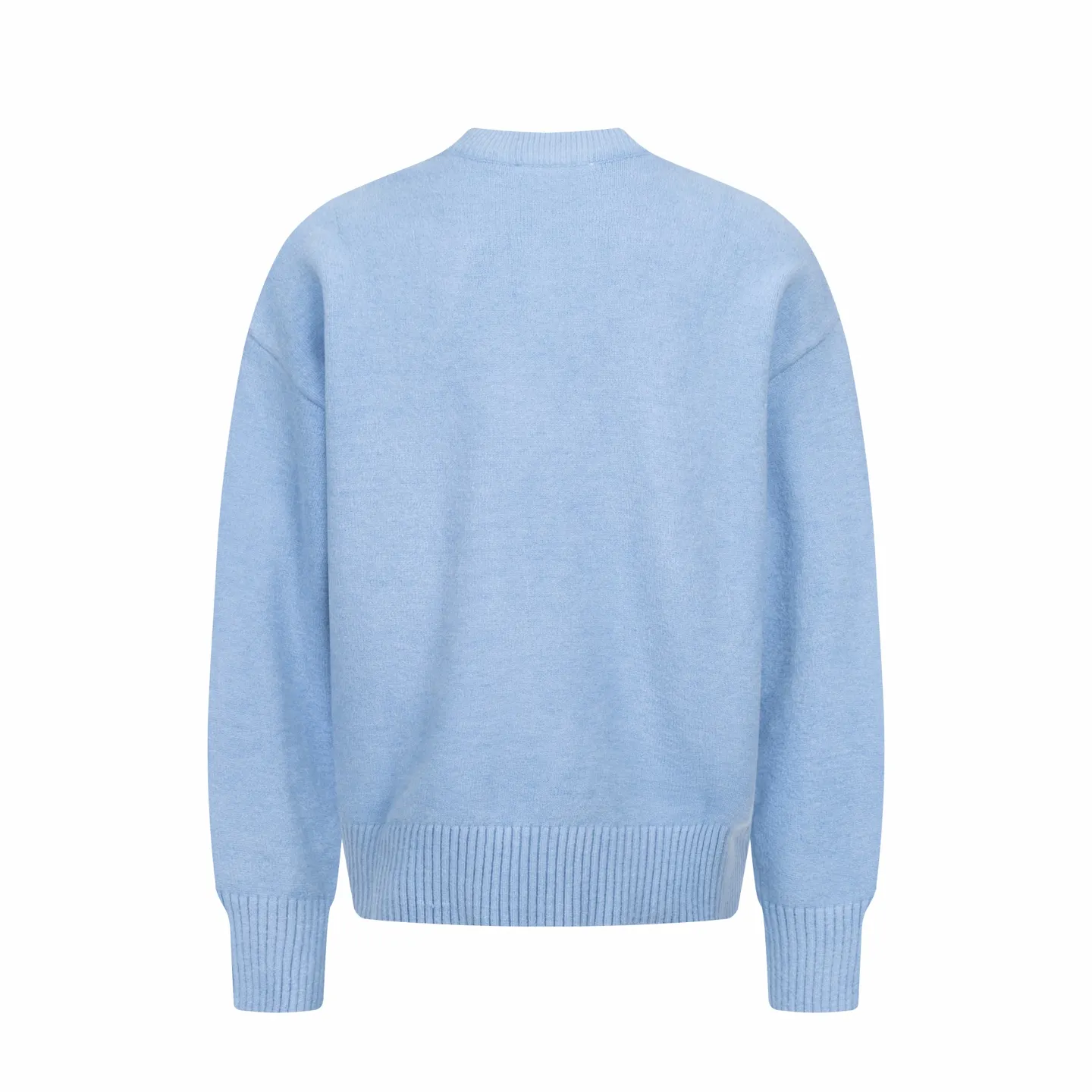 🅿️560 [Exclusive supply] Ami love jacquard knitted cardigan (blue) The original version was purchased for 3,469 and developed. The fabric is made of alpaca wool to maintain a stable pattern. The stitching is even and firm, and the details are meticulously handled, reflecting the brand's strict control over quality. The overall design is simple and elegant, suitable for various occasions. Whether it is business or leisure, it can show an elegant and decent style. The overall wiring is straight and delicate, the fabric is comfortable and soft, and the color is consistent without color difference. It can be matched with the same style to create a fashionable look, and can be used in various occasions. Customized accessories, complete with three standards, the same style for men and women. Size:S-M-L-XL