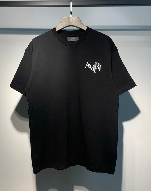 677 P120 AMIRI real shot black white hanging shot S. M. L. XL