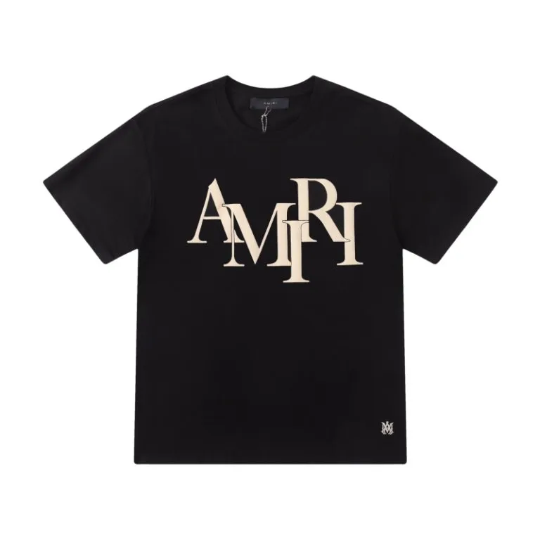 P140, AMIRI suede foam logo, color: black, blue, size: S M L XL