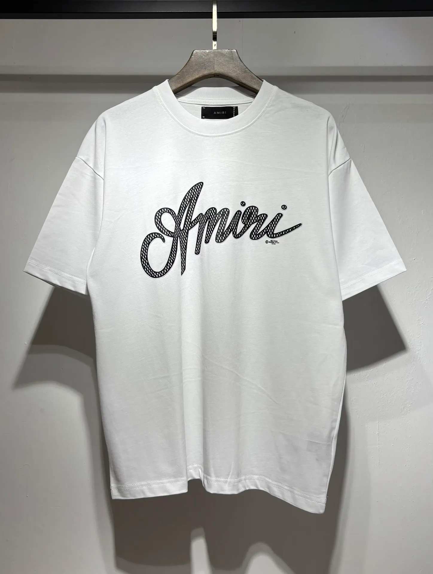 P114 AMIRI real shot black red white hanging shot S. M. L. XL