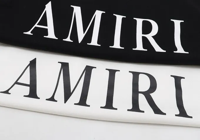Style number: 856 P220 Fabric: 360g pure cotton terry sweatshirt AMIRI 2025 new autumn and winter logo hooded terry sweatshirt high street unisex loose classic letter jacket Color: black white Size: S M L XL