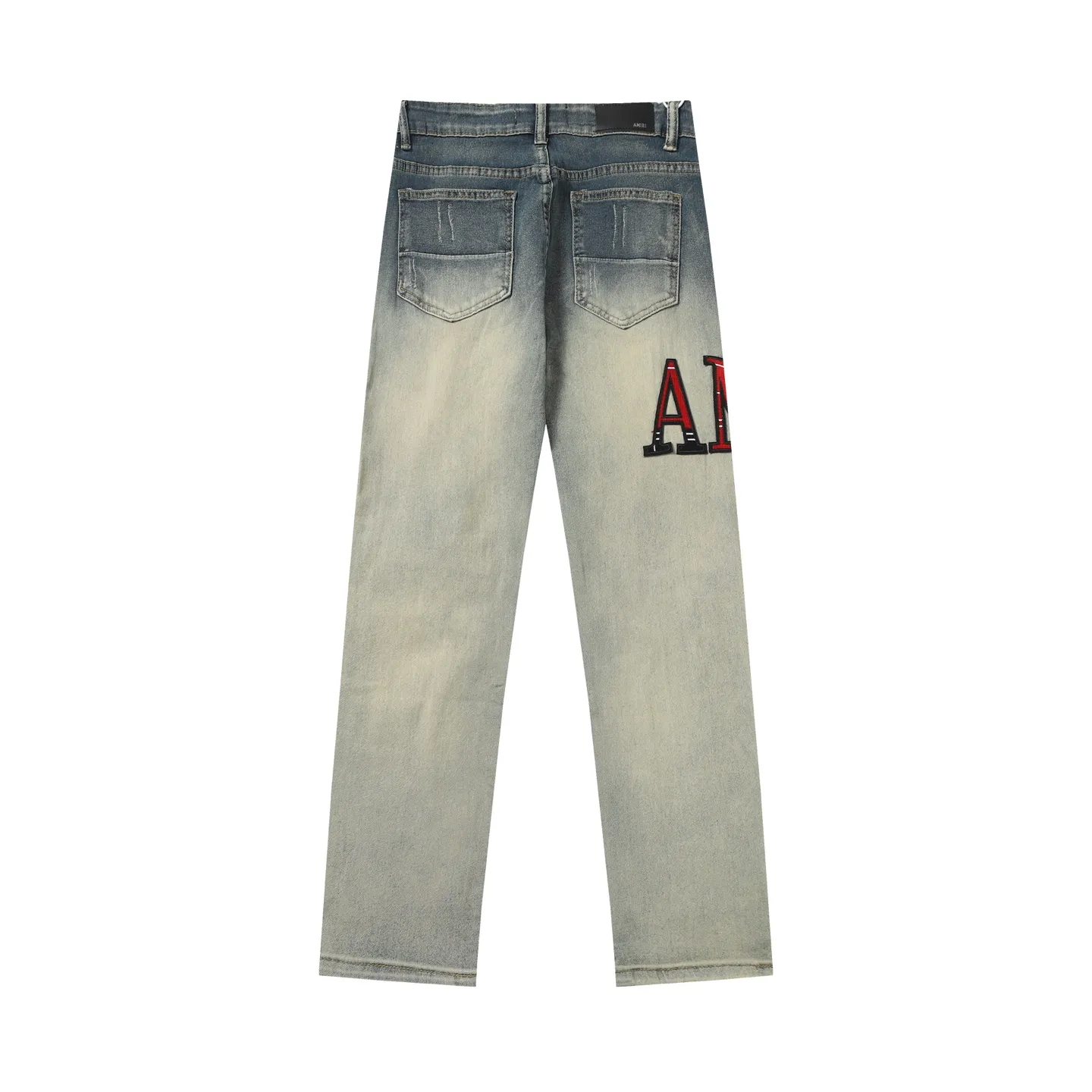 P256 Actual photo [High quality] Code: M756 Color: Picture color Size: S to XXXL AMIRI patch embroidery jeans trousers AMIRI high street basic ripped jeans trousers Amiri brand jeans break the production process and cutting of the original jeans, the fabrics are softer and more comfortable Hand-sewn collar label Customized logo buttons Genuine leather brand size Pants length Waist Hips Unit cm S 98 68 100 M 99 72 104 L 100 76 108 XL 101 80 112 XXL 102 84 116 XXXL 103 88 120