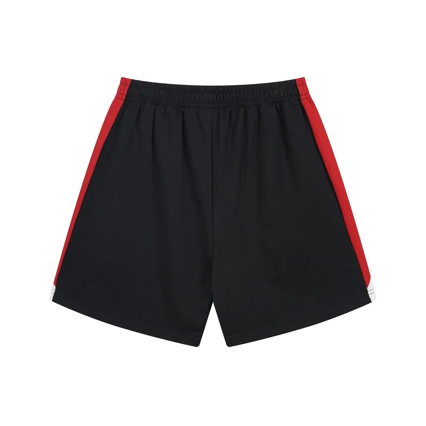 🅿️230 real photos [Top version. Official website quality] BALENCI*GA/26 new model. Paris co-branded Puma series patchwork embroidered shorts. Embroidered LOGO on the front left and right sides. Multicolor stitching on the sides. SS25 latest model. Research and development at the first time, different market currencies. Comparisons welcome. The fabric is made of Paris ZP custom-woven and dyed cotton sweatshirt, with a weight of 460 grams. The cloth surface is clean. The cloth pattern is clear, soft and comfortable. The embroidery is embroidered using imported Tajima embroidery machines. The letters are clear, the three-dimensional effect is strong, and there are no burrs. Jubie market currency. Welcome to compare. Same style for men and women Coding: BL257001 Color: Black Size: XS S M L