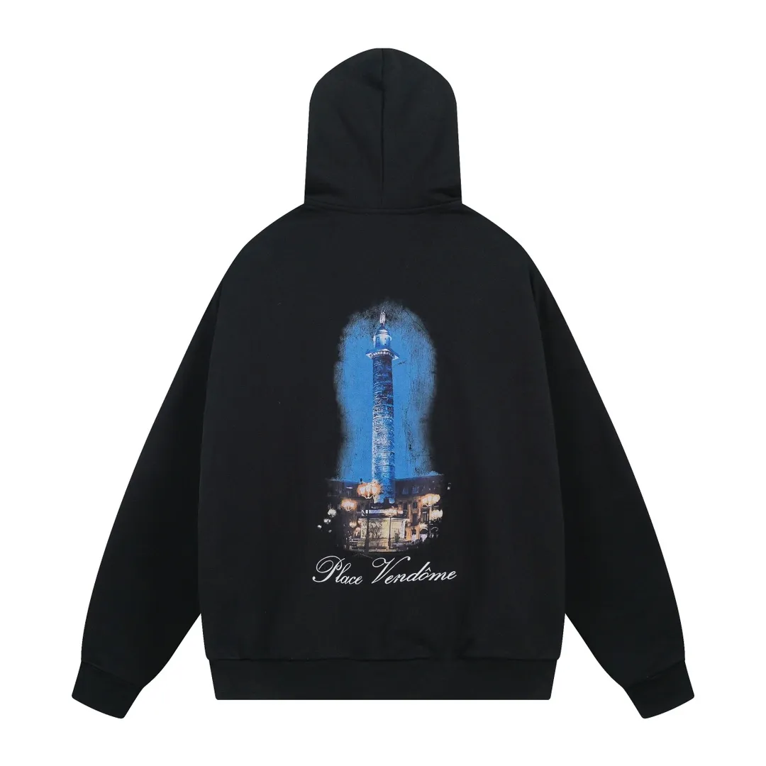 🅿️370 real photos [Top version. Official website quality] BALENCI*GA/Paris. SS24 new Balenciaga Vogue co-branded series. Front and rear LOGO direct-printed hooded sweatshirt. Brick cabinet synchronization. Genuine product developed at the first time, happy to print and compare! The fabric is made of Paris ZP custom-woven and dyed cotton terry sweatshirt. Weighing 460 grams, the cloth surface is clean. The cloth pattern is clear, soft and comfortable. The threads are dyed with no color difference. The printing is made of environmentally friendly imported materials with direct inkjet printing. The pattern letters are clear and the effect is three-dimensional. The version adopts OS loose shoulder style. Same style for men and women. Code: BL238905 Color: black, off-white Size: XS S M L