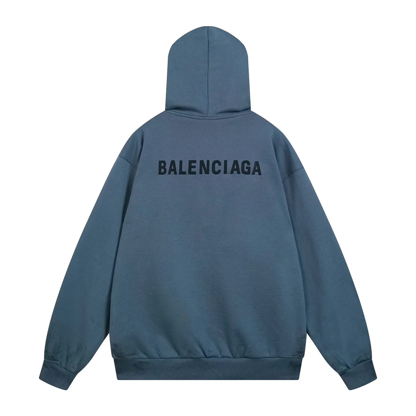 🅿️400 real photos [Top version. Official website quality] BALENCI*G*/SS26 new autumn and winter style. Hand-painted distressed hooded zipper cardigan sweatshirt with Paris lettering LOGO embroidered on the front and back. Ready-to-wear hand-painted graffiti SS26 latest style. Research and development at the first time, different market currencies. Comparisons welcome. The fabric is made of Paris ZP custom-woven and dyed cotton sweatshirt. Weighing 460 grams, the cloth surface is clean. The cloth pattern is clear, soft and comfortable. The threads are dyed with no color difference. The embroidery is embroidered with an embroidery machine imported from Tajima, and the garments are hand-painted with graffiti to make them look old. Jubie market currency. Welcome to compare. The version adopts OS loose shoulder design. Same style for men and women. Code: BL259970 Color: gray blue Size: XS S M L