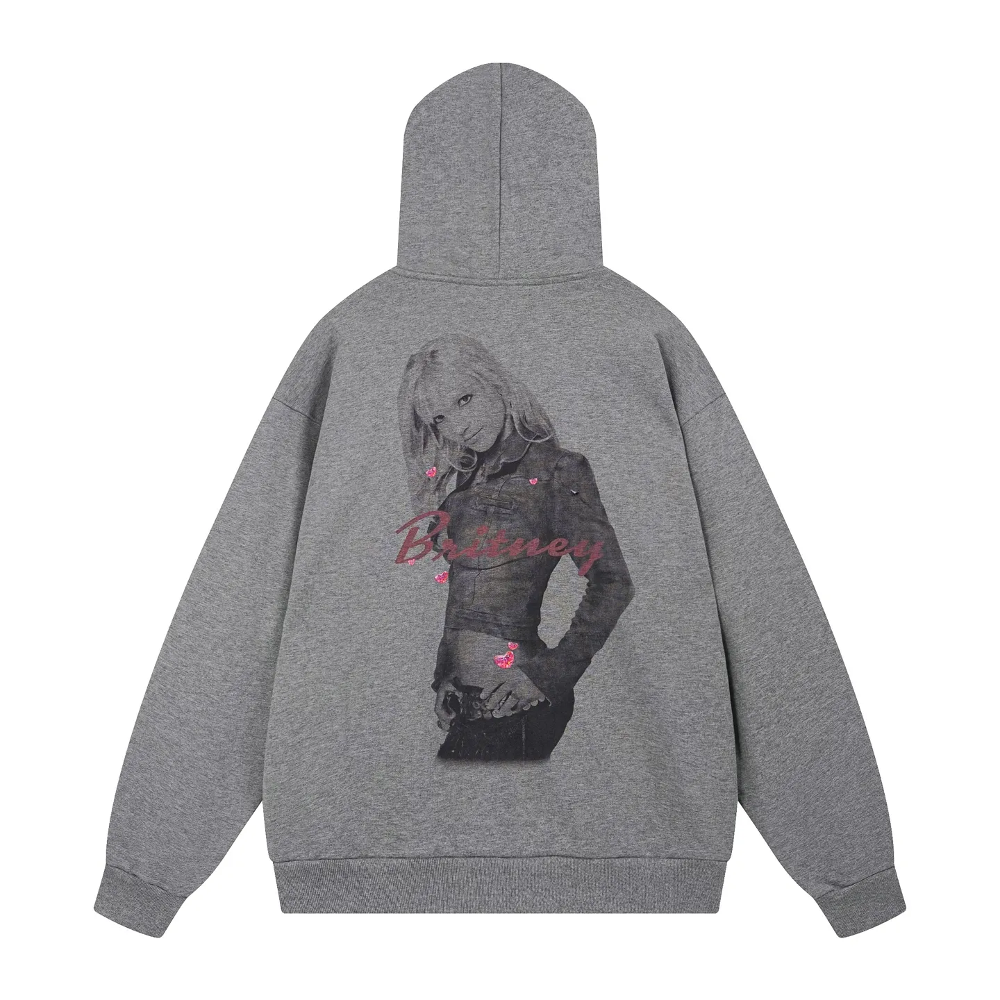 🅿️420 BALENCI*GA Paris Music | Britney Series limited edition music series hooded zipper sweatshirt. The embroidery on the hood is finely embroidered by an imported Tajima embroidery machine. The front and back panels are made of Conley direct injection. Customized matching hardware. The letters are clear. The effect is three-dimensional. Exclusively pattern-woven and dyed 460g fabric. Threads are dyed in the same cylinder with zero color difference. Brick cabinet synchronization. Welcome to compare. Same style for men and women -Color: Gray -SIZE: Xs S M L style number 8982#