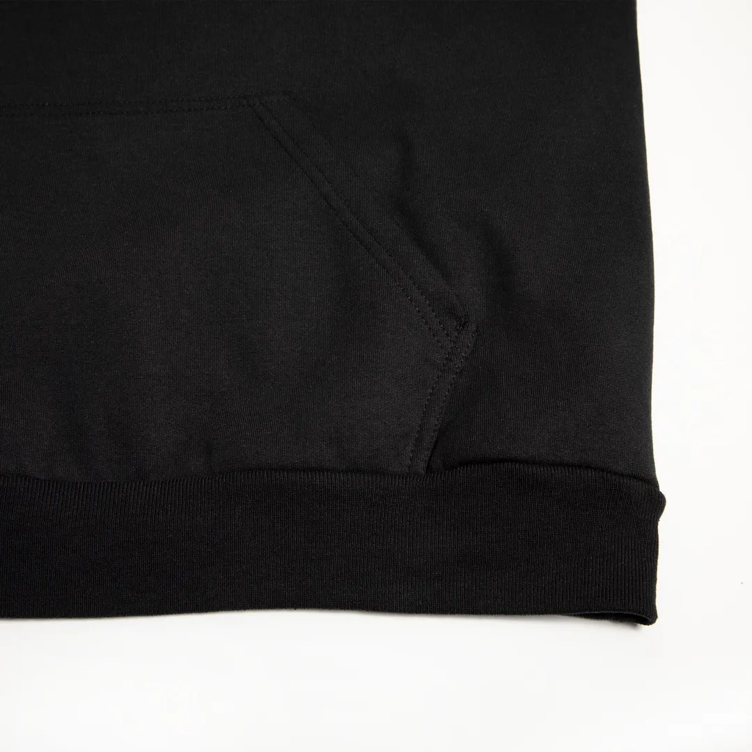 🅿️270 Detailed picture Top version [BALENCIA*GA] Official website quality Paris's new fuzzy cola print hooded sweatshirt OS version Loose dropped shoulders Unisex style Fabric: 480g 100% cotton terry sweatshirt Technology: Front panel digital direct printing Garment wash Shaping Solid color Color: Black blue off-white Size: XS S M L