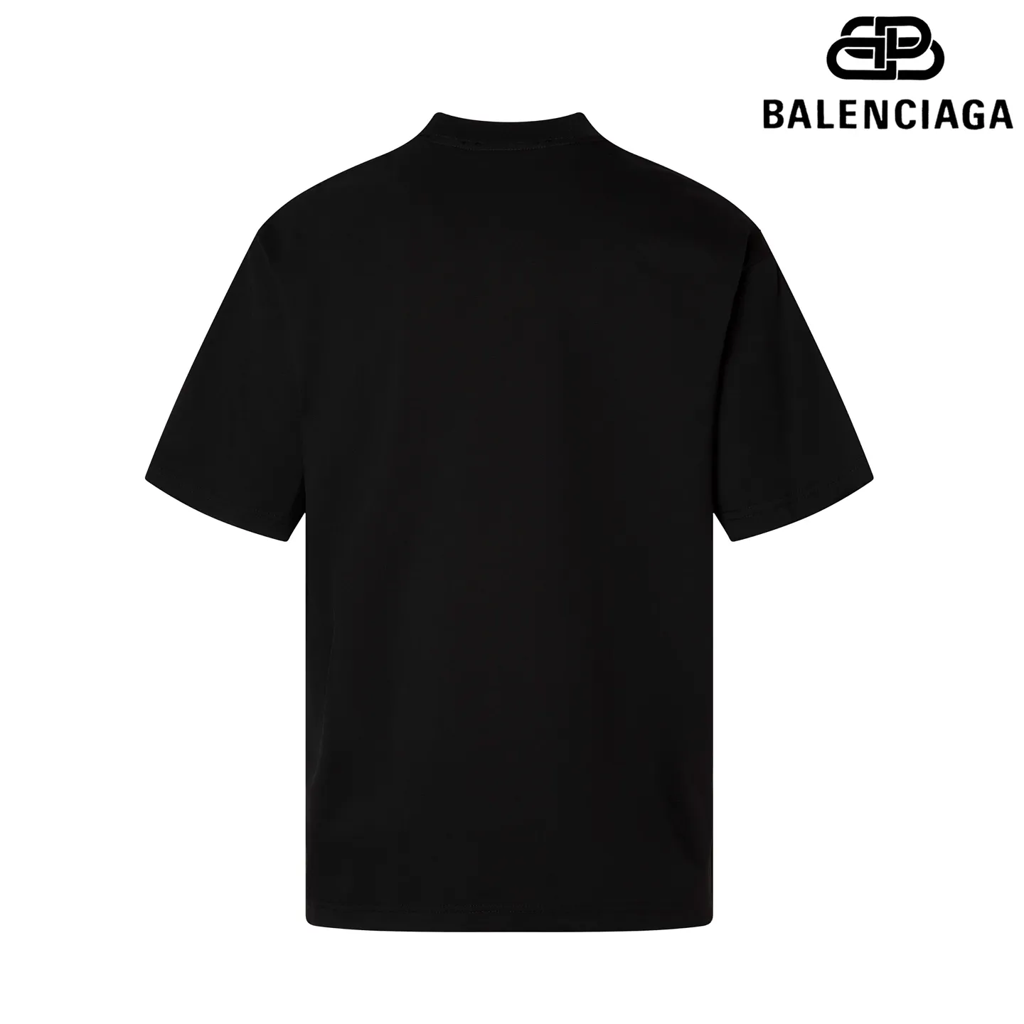 🅿️180 9179# Detailed picture Top version [[BALENCIA*GA] official website quality Paris new front letter pattern foam printed short-sleeved T-shirt OS version loose dropped shoulders Unisex style Fabric: 260 grams 100% cotton double yarn Process: front printing Garment wash worn distressed fixed color Color: black beige pink Size: XS S M L