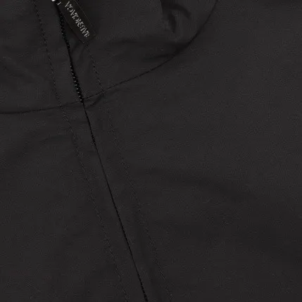 🅿️350 (1:1 original order quality) Balenciaga BLCG 24SS back letter embroidered poplin technical stand collar jacket. Technical poplin fabric, unisex style, large fit, dropped shoulders, front zipper, 2 front zipper diagonal pockets, elastic cuffs and waist, embroidered with DIY metal artwork on the back. Size：S-XL