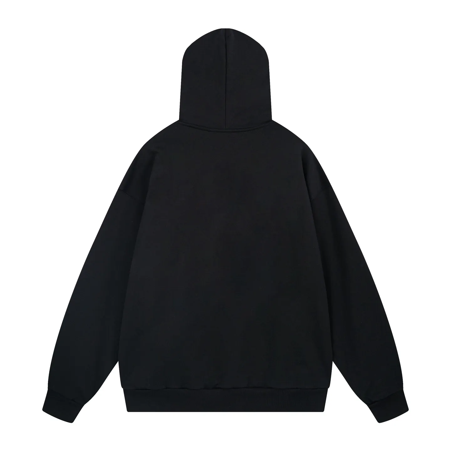 🅿️340 BALENCI*GA Paris double B new logo style hooded long-sleeved sweatshirt. The front panel is printed with imported environmentally friendly glue printing. The letters are clear. The effect is three-dimensional. Exclusively woven and dyed 460g fabric. Threads are dyed in the same vat with zero color difference. Brick cabinet synchronization. Welcome to compare. Same style for men and women -Color: black -SIZE: Xs S M L Style number 8962#