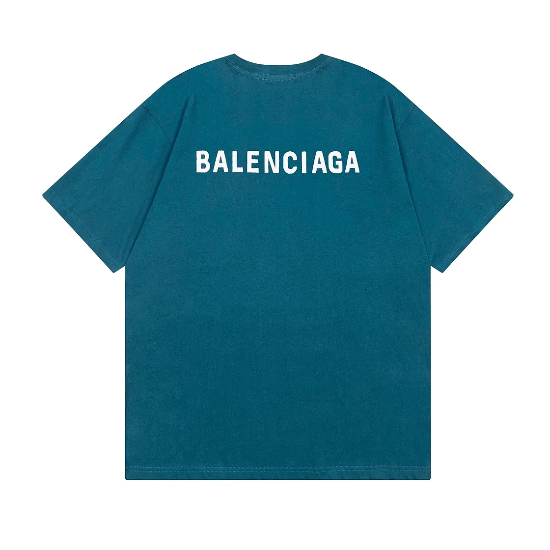 🅿️166 Detailed picture [Top version. Official website quality] BALENCI*GA/Paris#Classic style. Classic letter embroidered short-sleeved T-shirt on the front and back #brick cabinet synchronization.                       The fabric is made of Paris ZP custom-woven and dyed cotton double yarn, weighing 260 grams. The cloth surface is clean. The cloth pattern is clear, soft and comfortable. The threads are dyed with no color difference. The classic letters are embroidered with an imported embroidery machine. The letters are clear and the effect is three-dimensional, restoring the brick cabinet. The version adopts the OS loose shoulder style. The same style for men and women. Coding: BL223023 Color: Earthy brown. Peacock blue. Light green Size: XS to L
