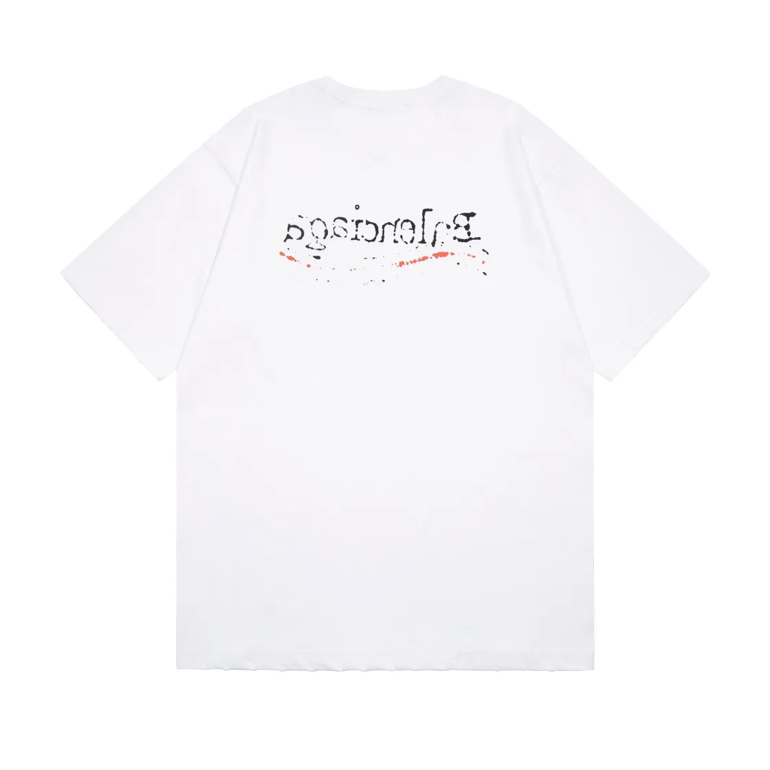 🅿️170 detailed pictures [Top version. Official website quality] BALENCI*GA/Paris #New front and rear Coke classic LOGO graffiti rotten short-sleeved T-shirt #2023 spring and summer new style. Brick cabinet synchronization.                       The fabric is made of Paris ZP custom-woven and dyed cotton double yarn, with a weight of 260 grams. The cloth surface is clean. The cloth pattern is clear, soft and comfortable. It has good color fastness and is not easy to change color. The printing uses a circular machine to imitate hand-painted effects. There are no burrs. The color is returned to the original board and the brick cabinet is restored. The version adopts OS loose shoulder version. Same style for men and women. Code: BL223002 Color: black, white, colorful blue, yellow Size: XS S M L