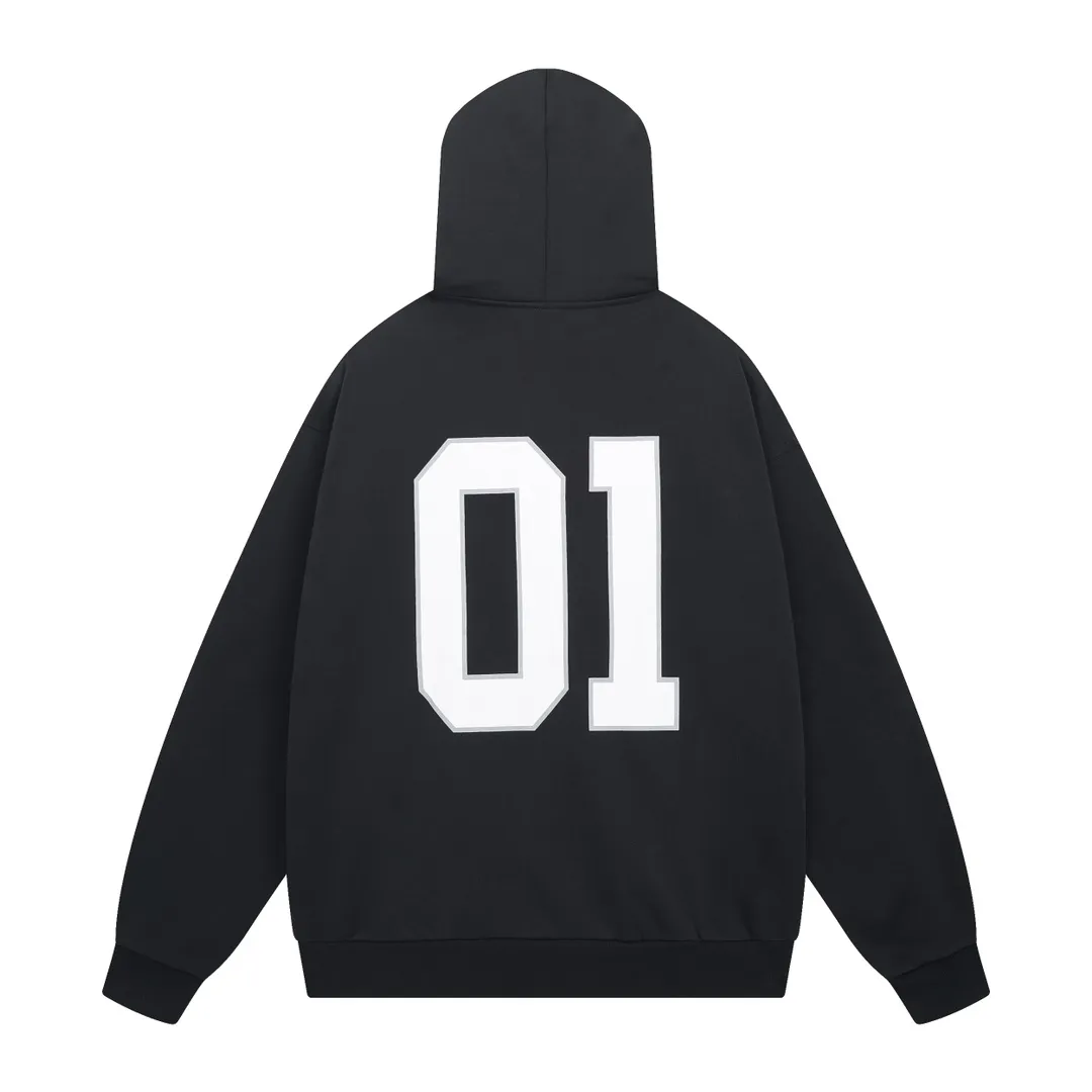 🅿️380 - BALENCI*GA Paris' latest basketball jersey embroidered printed hooded long-sleeved sweatshirt. The front embroidery is embroidered and printed with a Tajima computer embroidery machine. The car seal is printed on the lower left corner and the back panel is printed. The effect is three-dimensional. Exclusively pattern-woven and dyed 460g fabric. Threads are dyed in the same cylinder with zero color difference. Brick cabinet synchronization. Welcome to compare. Same style for men and women -Color: black purple -SIZE: Xs S M L Style number 8956#
