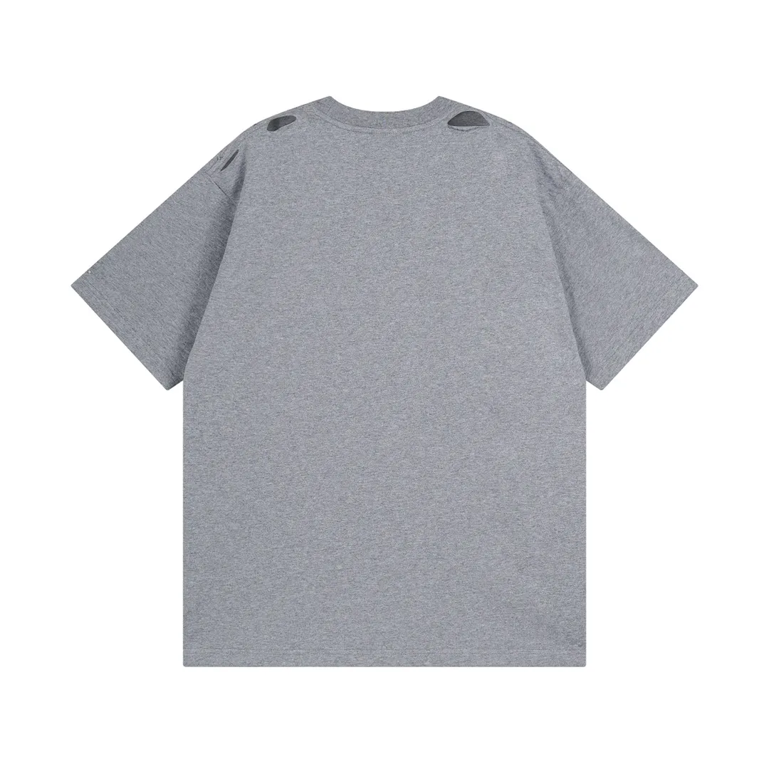 🅿️190 Detailed Pictures [Top version. Official website quality] BALENCI*GA/Paris. 2024 catwalk style earth pattern direct-injection printing washed distressed short-sleeved T-shirt 2024 new style. Attention‼ ️There is a letter LOGO under the gray pattern. All pattern details are customized with color Y plates. Special market currency. Brick cabinets are synchronized. Genuine products are developed at the first time, and you can print and compare! The fabric is made of Paris ZP custom-woven and dyed cotton double yarn. Weighing 260 grams, the cloth surface is clean. The cloth pattern is clear, soft and comfortable. The threads are dyed with no color difference. The printing uses environmentally friendly imported materials and self-inking direct injection, with clear letters and three-dimensional effect. The entire garment is washed, distressed and worn. The version adopts OS loose shoulder design. Same style for men and women. Code: BL223367 Color: black. Light gray Size: XS to L
