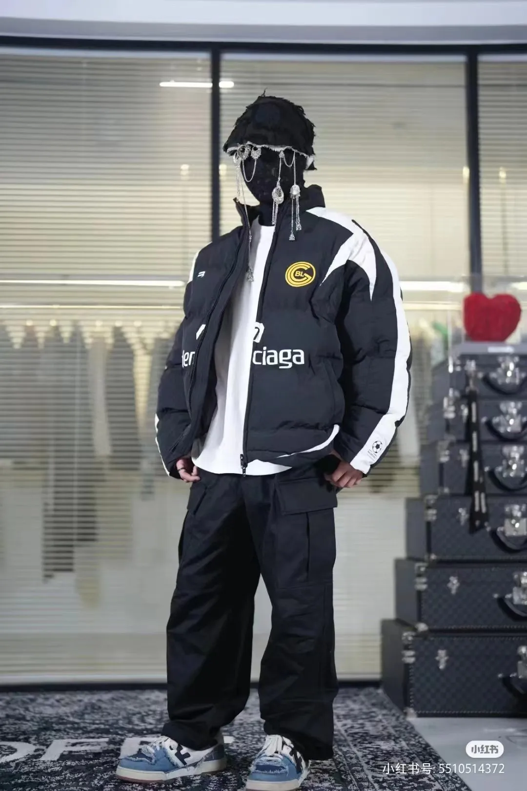 Balenciaga / Balenciaga No. 10 football patchwork cotton jacket upper body information picture ℹ️