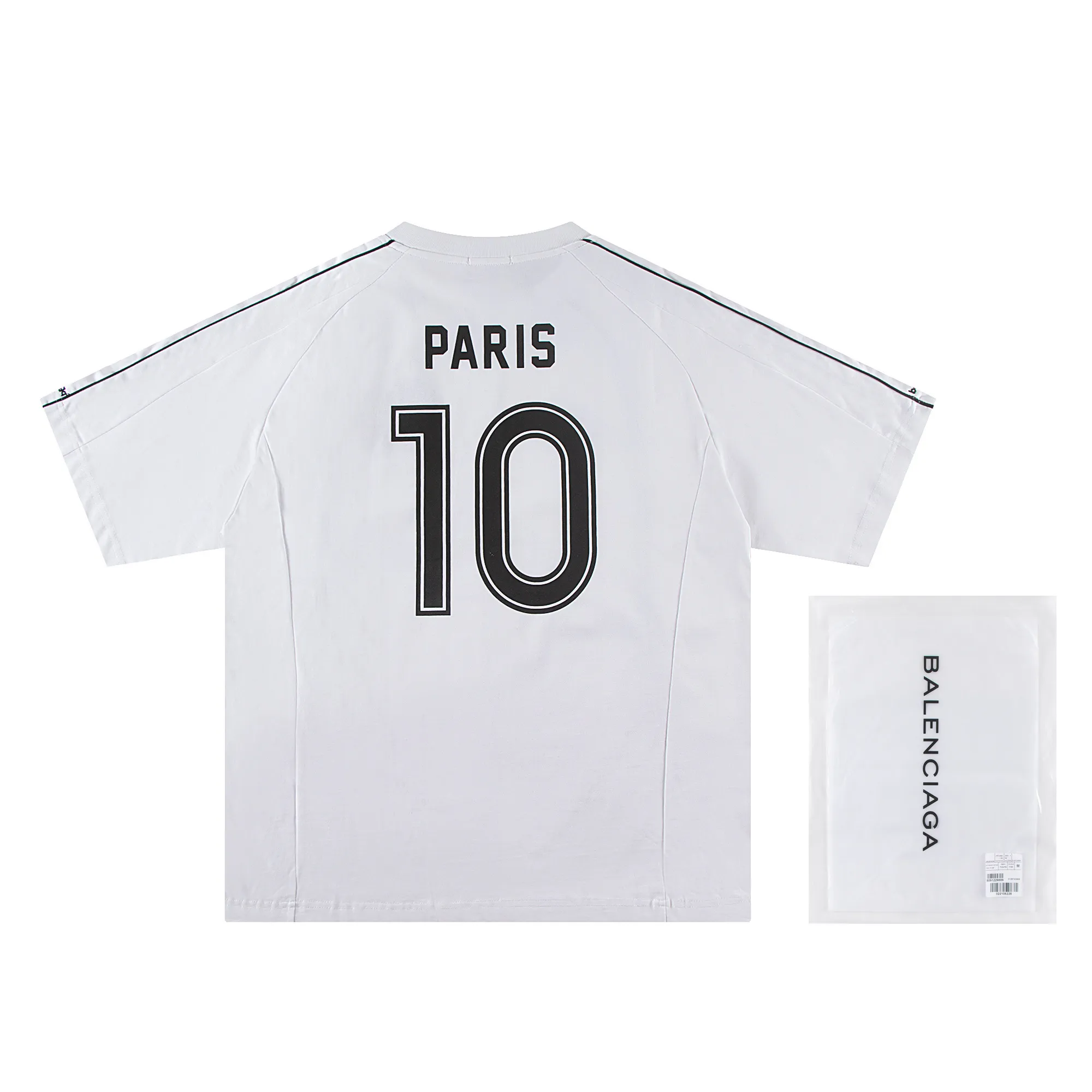 🅿️200 Balenciaga 2026 new T-shirt jersey Material: Made of high version 300g double yarn combed cotton Size: S M L XL Color: black and white Style number: W666