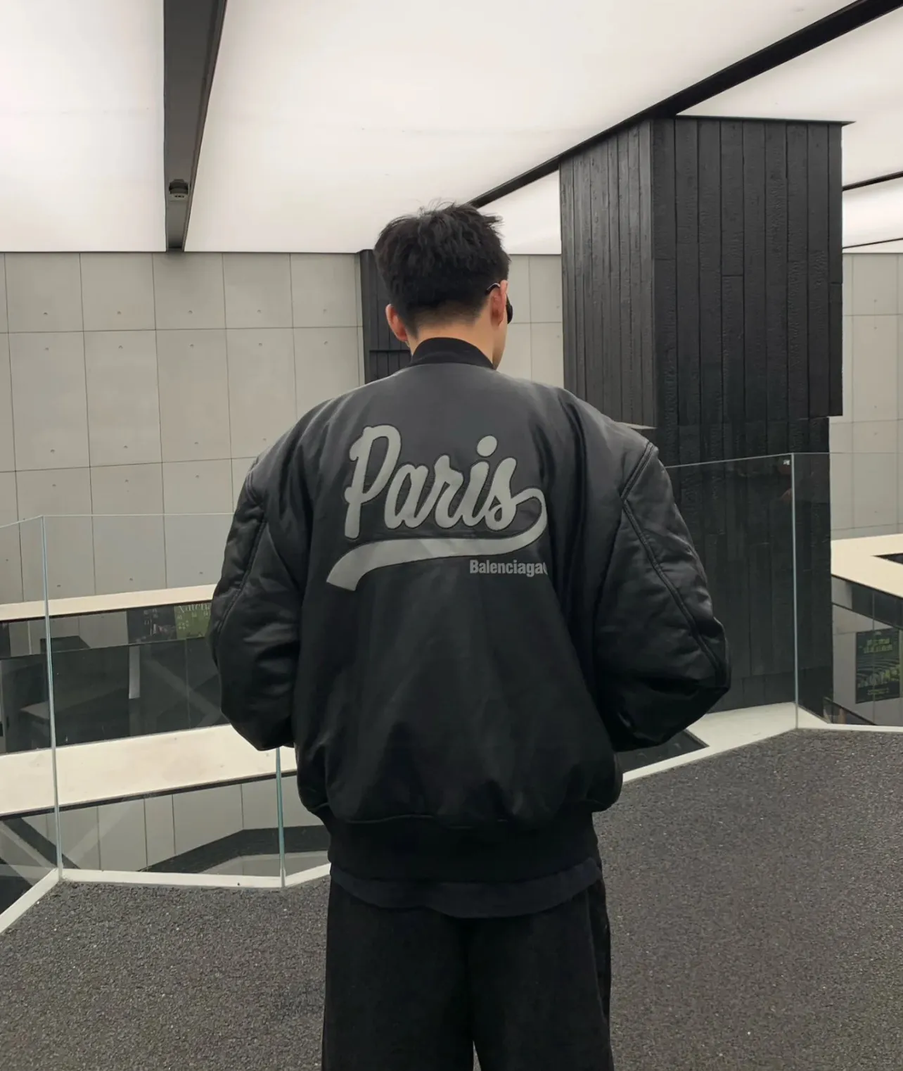 Balenciaga / Balenciaga Baseball Flight Leather Jacket Upper Body Information Pictureℹ️