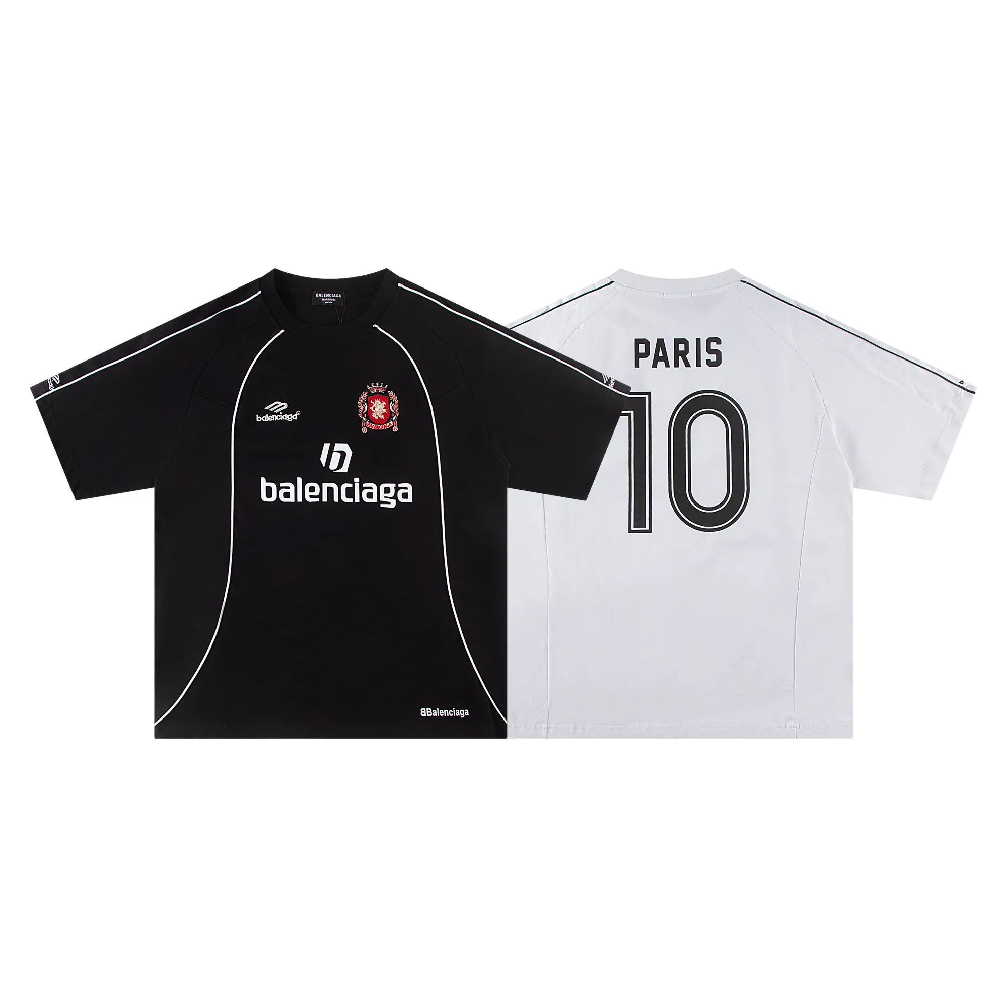 🅿️200 Balenciaga 2026 new T-shirt jersey Material: Made of high version 300g double yarn combed cotton Size: S M L XL Color: black and white Style number: W666