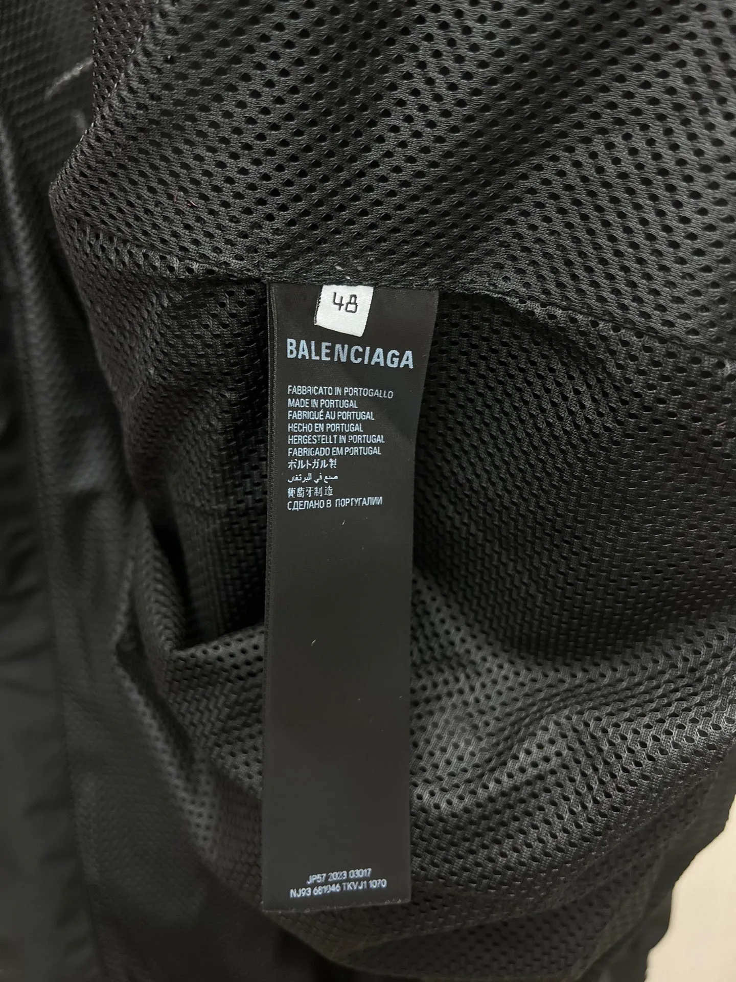 🅿️540 Paris 25ss new Automobili Lamborghini joint model Lamborghini solid color sports jacket loose fit men's black code number: 48.50.52.54.