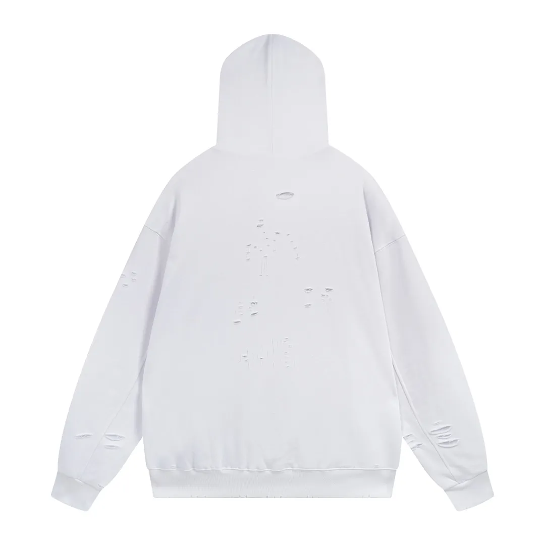 🅿️396 Detailed picture [Top version. Official website quality] BALENCI*GA/Paris. Classic style. 22SS #BALENCI*GA# Artistic ripped hole and velvet inner two-piece hooded sweatshirt. Autumn and winter brick cabinets are synchronized. Welcome to compare. The fabric is made of Paris ZP custom-woven and dyed cotton double yarn David coat with velvet lining. The fabric pattern is clear, soft and comfortable. The threads are woven and dyed with no color difference. The classic letter LOGO adopts precision stencils, imported environmentally friendly rubber paddles, and turtle crack printing, with a three-dimensional effect. Garment positioning art is worn with holes, hem threads, hat brim, and bag mouth are hand-worn vintage. Restore brick cabinets, and adopt OS loose shoulder style. Same style for men and women Coding: BL238001 Color: Black. White. Hulan. Brown. Dark green. Burgundy. Purple Size: XS S M L