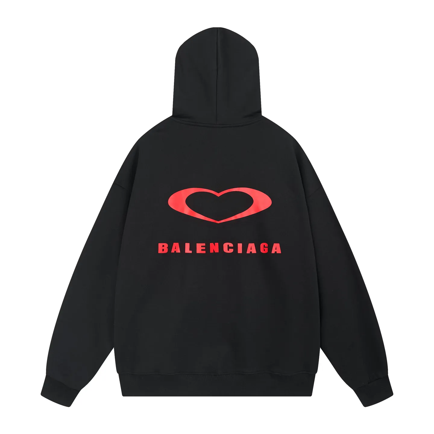 🅿️350 BALENCI*GA Paris Chinese Valentine's Day limited edition hooded sweatshirt. The front embroidery is embroidered with an imported Tajima embroidery machine. The back letters are printed with environmentally friendly glue. Customized matching hardware. The letters are clear. The effect is three-dimensional. Exclusively matched to the pattern, woven and dyed 460g fabric. Threads are dyed in the same cylinder with zero color difference. Brick cabinet synchronization. Welcome to compare. Same style for men and women -Color: black off-white -SIZE: Xs S M L Style number 8991#