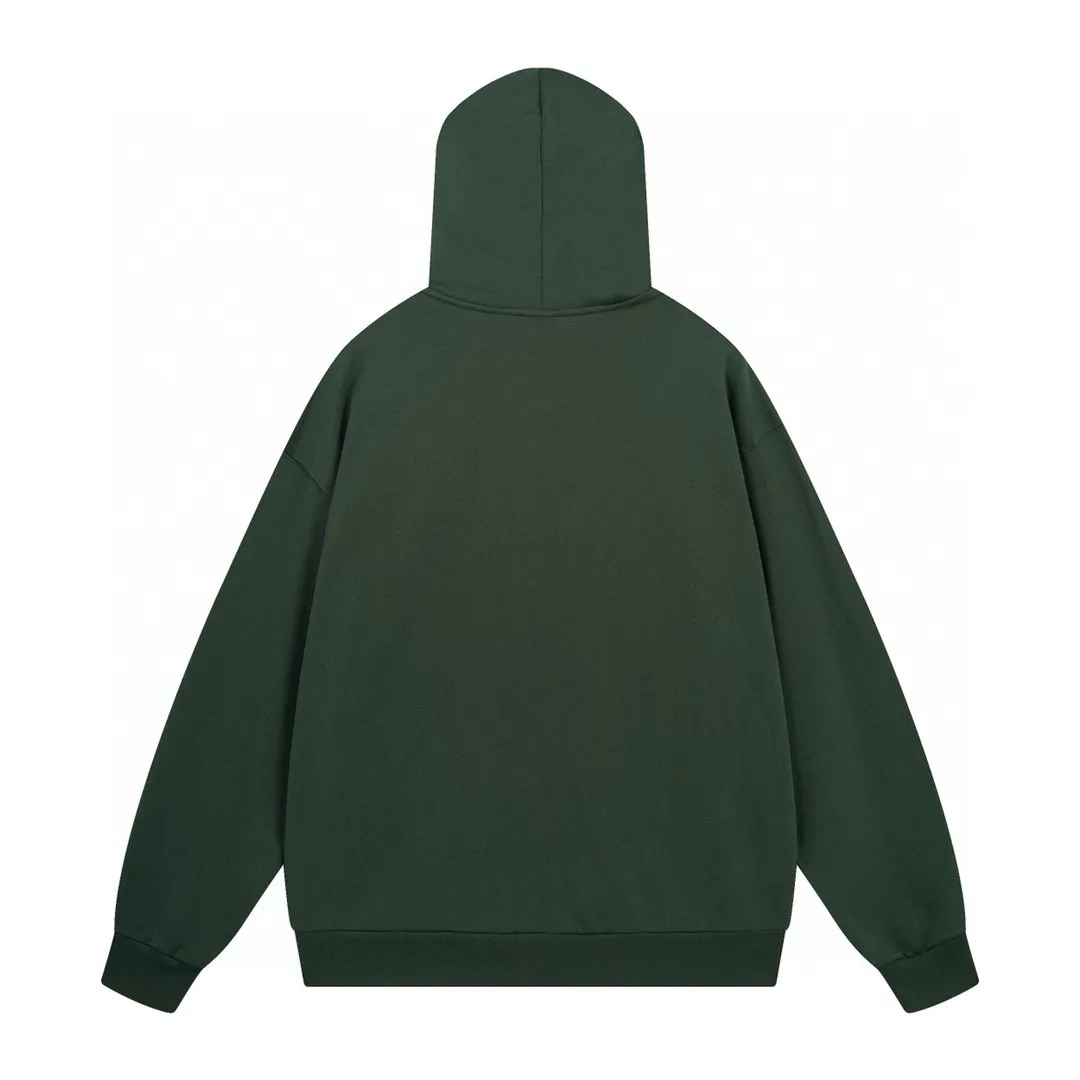🅿️300 Detailed picture [Top version. Official website quality] BALENCI*GA/Paris co-branded Adidas embroidered front LOGO long-sleeved hooded sweatshirt. The fabric is made of Paris ZP custom-woven and dyed cotton sweatshirt. The weight is 450 grams, the cloth surface is clean. The cloth pattern is clear, soft and comfortable. The color fastness is good. It is not easy to change color. The threads are dyed with no color difference. The LOGO pattern letters are embroidered using imported embroidery machines, and the letters are three-dimensional and full. It is produced in Jubie market based on pictures, and comparisons are welcome. Restored brick cabinets. The version adopts OS loose shoulder design. Same style for men and women. Code: BL238017 Color: dark green, black Size: XS S M L