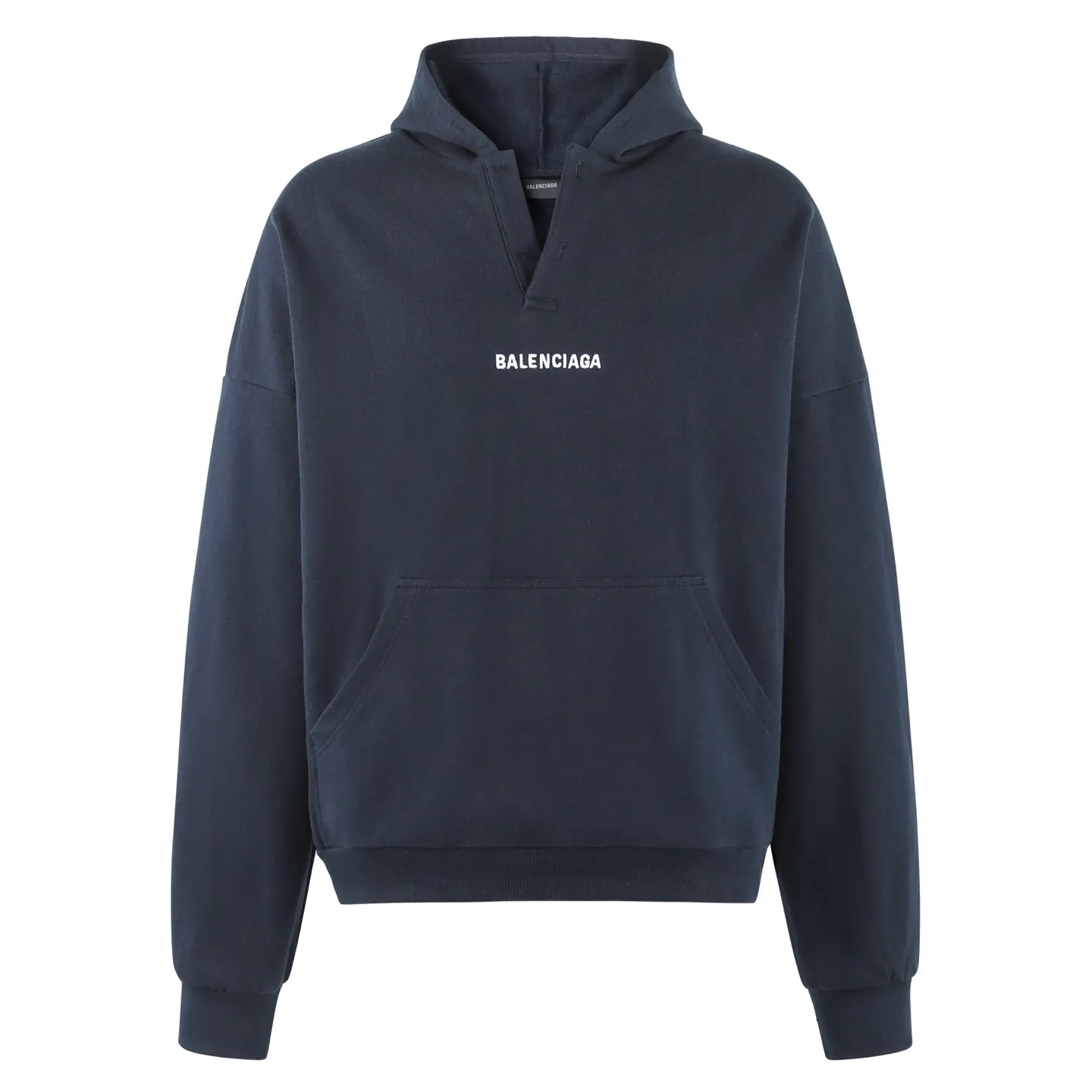 🅿️430 BLCG front and back letter embroidered Polo collar hooded sweatshirt (black and blue) The original version was purchased for RMB 9,200 and developed. The fabric is made of 400 grams of Paris cotton terry sweatshirt material, and the ribs are made of 430 grams of 1*1 trendy brand rib. The fabric is fermented, imported embroidery, customized with a 1:1 trademark, loose version, and the embroidery is still Behringer. It is worth noting that this style only has buttonholes and no buttons. It is the same as the original version. The version with buttons on the market for premature babies is wrong! The upper body is light and lazy, with the same color and no color difference. It can be matched with the same style to create a fashionable look, and can be used in various occasions. It has customized accessories, complete with three standards, and the same style for men and women. Size:S-M-L