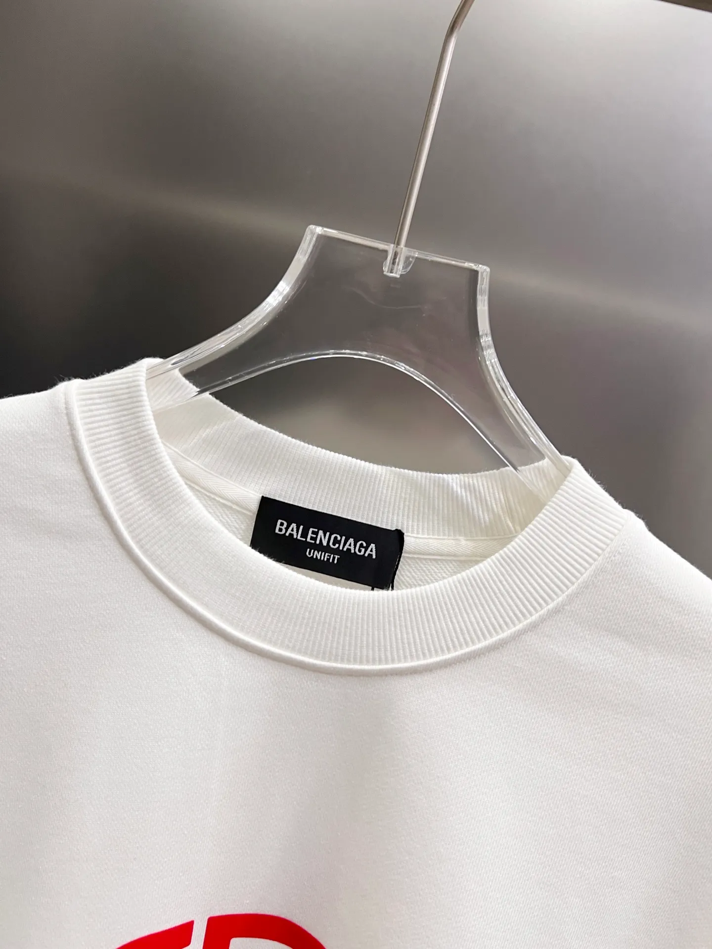 🅿️260 BAL Balenciaga 2025 Autumn and Winter New Style Round Neck Long Sleeve Sweater Classic Letter Flocking Print + Three-dimensional Silicone Technology Uniform Loose Version for Men and Women S M L XL XXL Five Codes Color: Black White