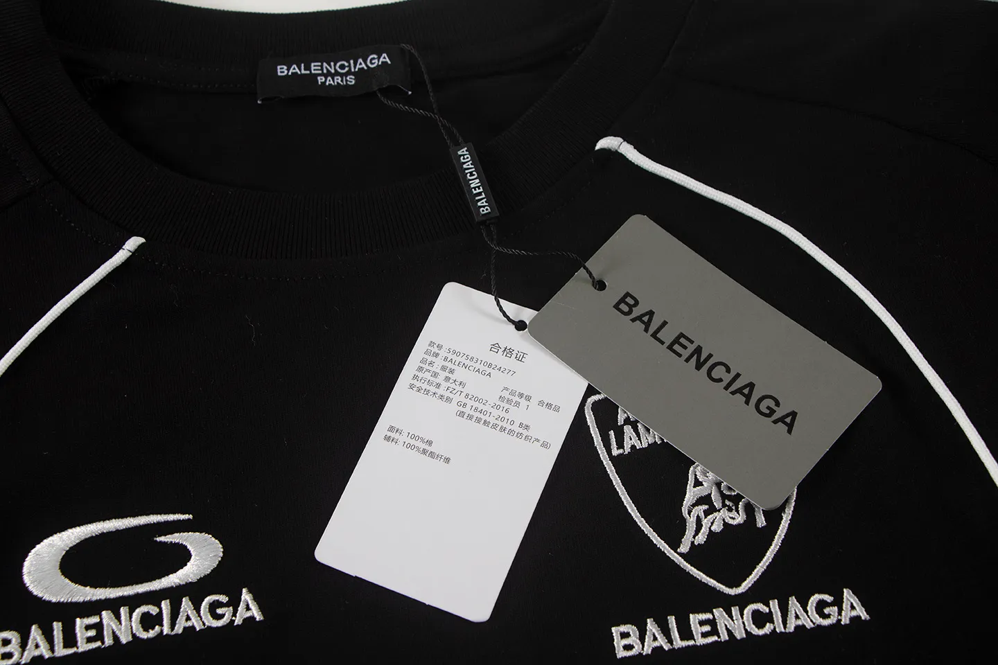🅿️200 Balenciaga 2026 new T-shirt jersey Material: Made of high version 300g double yarn combed cotton Size: S M L XL Color: black and white Style number: W888
