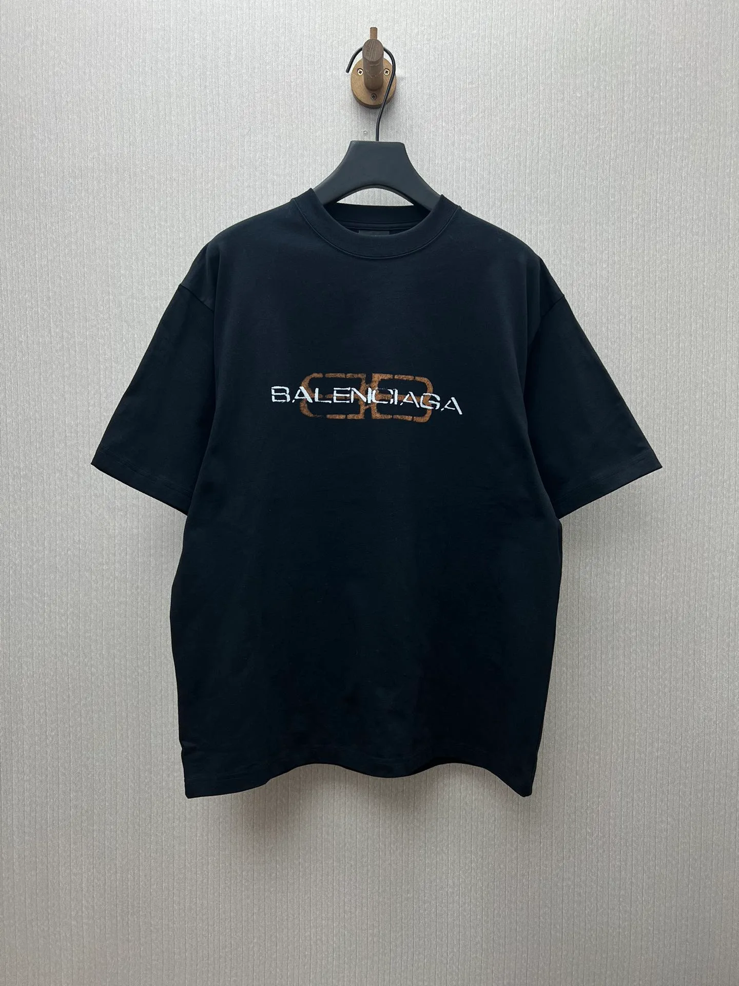 🅿️280 Paris 25ss new BB Icon Stencil dark green medium fit jersey T-shirt! High version code number: XS.S.M.L.