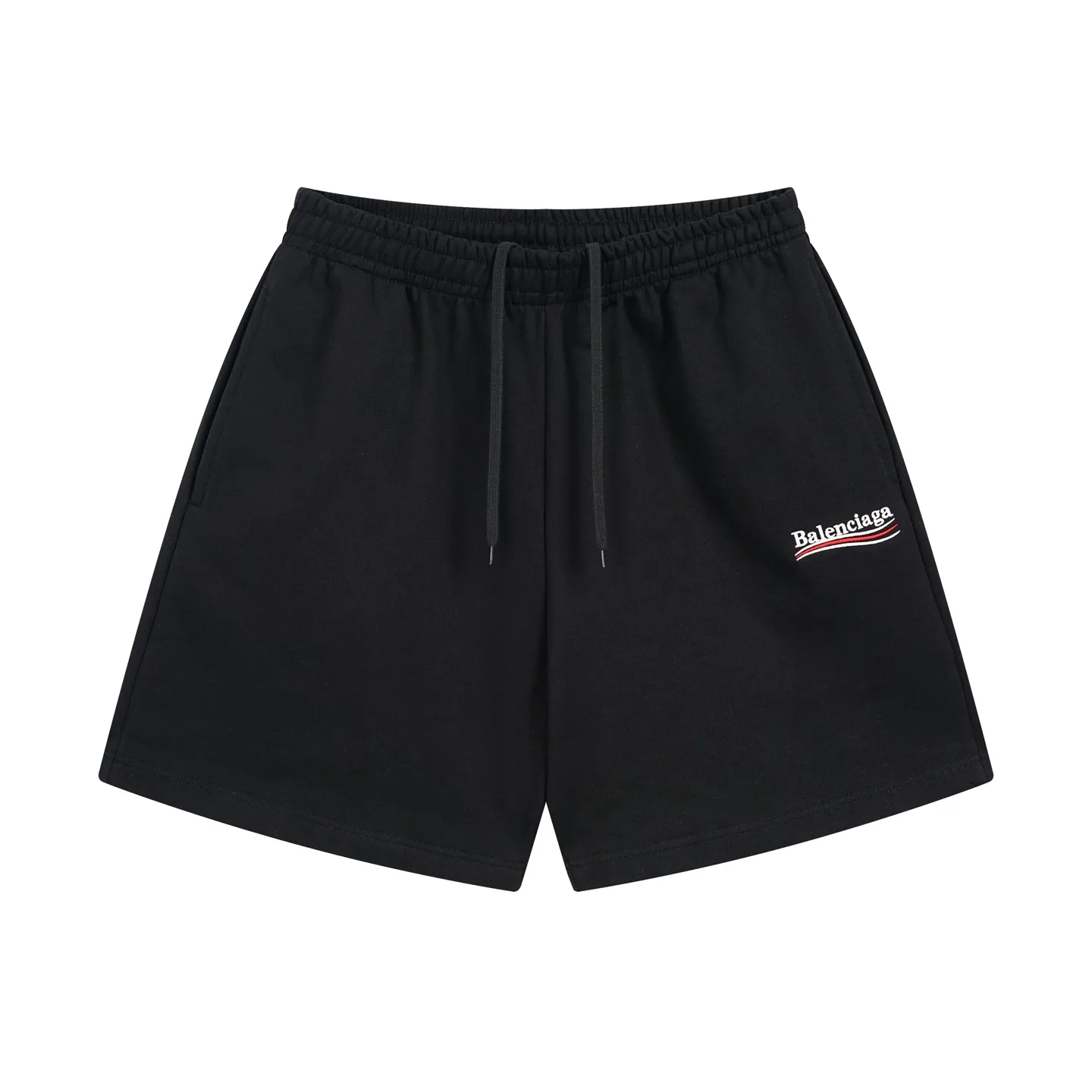 🅿️210 real photos [Top version. Official website quality] BALENCI*GA/Paris. New model. Shorts with classic LOGO embroidery of Ocean Splash. Synchronized with brick cabinets. Developed as authentic products at the first time, please print and compare! The fabric is made of Paris ZP custom-woven and dyed 100% cotton terry sweatshirt. The weight is 460 grams. The cloth surface is clean. The cloth pattern is clear and the hand feels soft and comfortable. The embroidery uses an imported Tajima embroidery machine. The letters are clear and the effect is three-dimensional. The version adopts a loose version. Same style for men and women. Code: BL257009 Color: black, rice apricot, floral gray Size: XS S M L