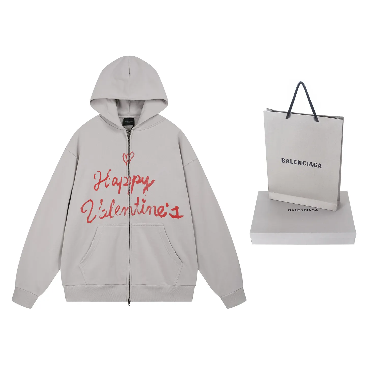 🅿️390 real photos [Top version. Official website quality] BALENCI*GA/Paris.SS25 latest model, Paris Valentine’s Day limited edition. Washed and distressed hooded sweatshirt with direct English print on the front and back. Brick cabinets are synchronized. Genuine products are developed at the first time. Welcome to compare! . The fabric is made of Paris ZP custom-woven and dyed cotton sweatshirt. The weight is 460 grams. The cloth surface is clean. The cloth pattern is clear, soft and comfortable. The threads are dyed with no color difference. The printing uses direct-injection environmentally friendly imported materials. The letters are clear and the effect is three-dimensional. The version adopts OS loose shoulder design. Same style for men and women. Code: BL259929 Color: washed black, gray and white. Size: XS S M L