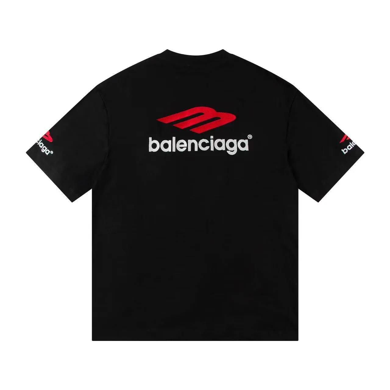 🅿️160 Style: 2026 new Balenciaga short-sleeved T-shirt Material: High version 300g double yarn combed cotton Size: S～XL Color: Black White Style number: H2006