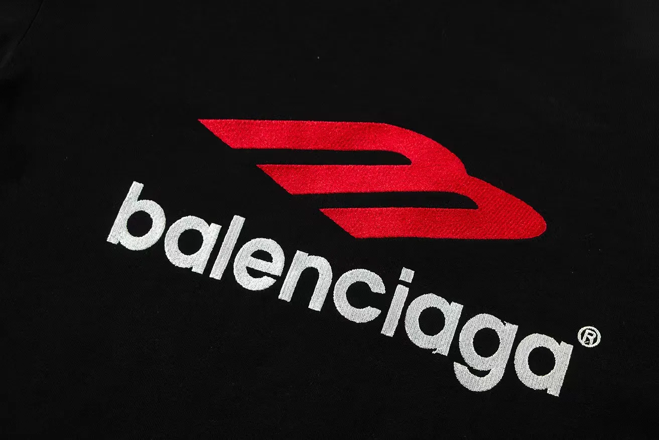 🅿️160 Style: 2026 new Balenciaga short-sleeved T-shirt Material: High version 300g double yarn combed cotton Size: S～XL Color: Black White Style number: H2006