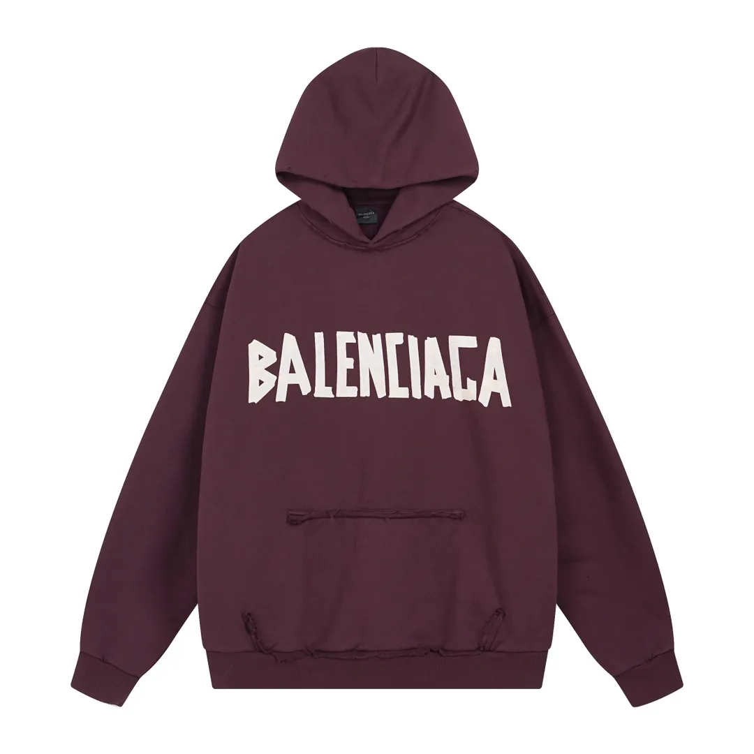 🅿️380 real photos [Top version. Official website quality] BALENCI*GA/Paris. 23ss latest classic hot model. Purchase the original board at the first time. Color. Printing. Washing. Production and authenticity. Wrong version in Jubie market. Welcome to compare. Tape direct printing. Ready-to-wear hooded sweatshirt washed and worn twice. The brick cabinet is synchronized. The fabric is made of Paris ZP custom-woven and dyed cotton sweatshirt. The weight is 450 grams. The cloth surface is clean. The cloth pattern is clear, soft and comfortable, and the threads are dyed with no color difference. The classic pattern adopts Kornit imported direct injection. The letters are clear and the effect is three-dimensional. Restored brick cabinet. The garments were washed and aged, and polished by many hands. Produced by ultra-heavy craftsmanship, special market currency. Note⚠️ZP fabric is made of fine-grained yarn. Pay attention to the big difference! Welcome to compare! The version adopts OS loose shoulder version. The same style for men and women. Code: BL238016 Color: dark gray blue, Paris blue, washed black, burgundy, fluorescent yellow, green, floral gray, sky blue, khaki Size: XS S M L