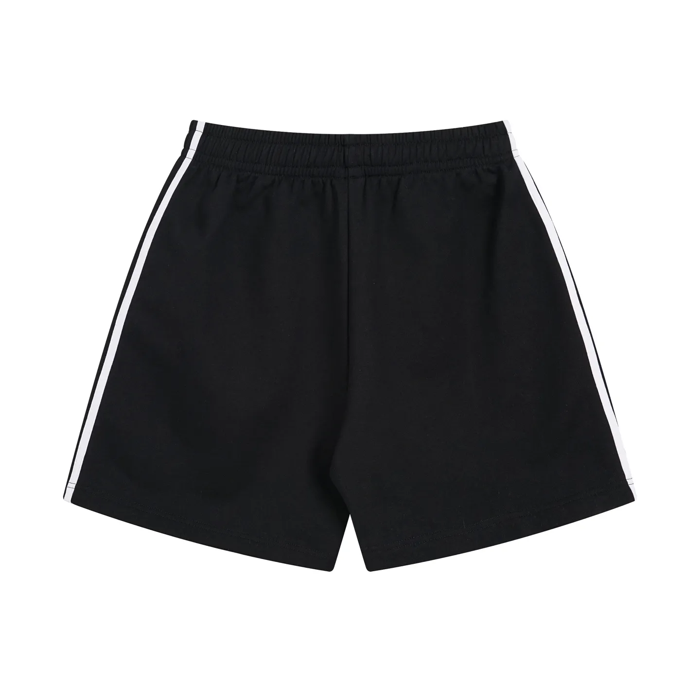 🅿️240 real shots [Top version. Official website quality] BALENCI*GA/Paris. 2025 new model. Paris co-branded adidas clover embroidered side seams. Invisible zipper shorts at the pocket. Brick cabinet synchronization. Genuine product developed at the first time, please print and compare! The fabric is made of Paris ZP custom-woven and dyed 100% cotton terry sweatshirt. The weight is 460 grams. The cloth surface is clean. The cloth pattern is clear and the hand feels soft and comfortable. The embroidery uses an imported Tajima embroidery machine. The letters are clear and the effect is three-dimensional. The version adopts a loose version. Same style for men and women. Code: BL257029 Color: black, white Size: XS S M L