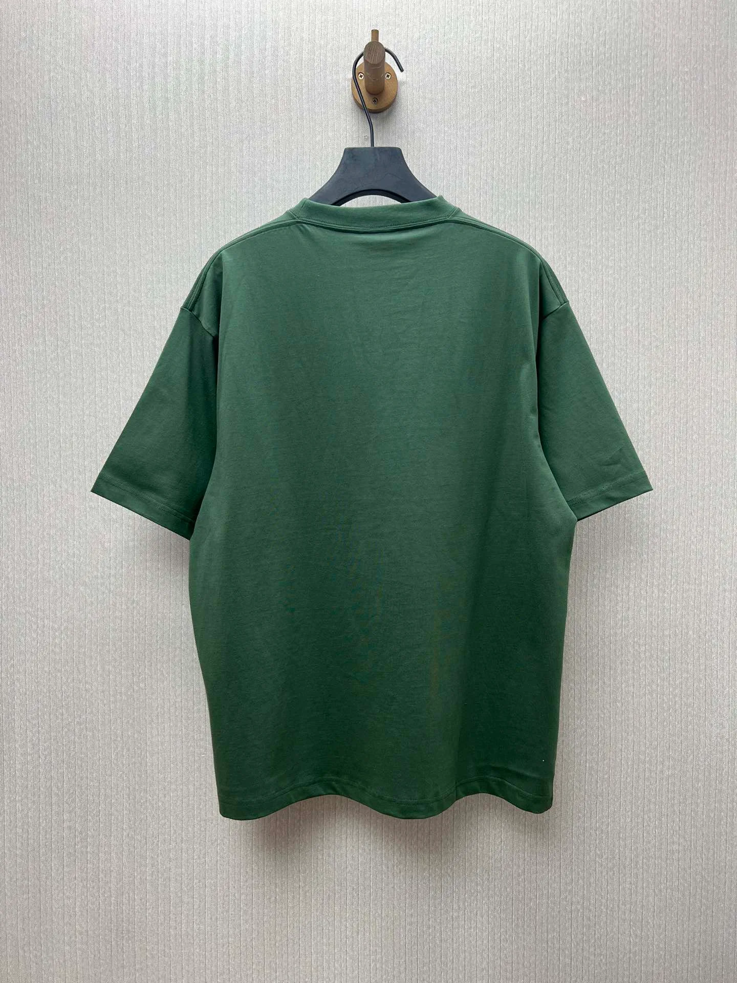 🅿️280 Paris 25ss new BB Icon Stencil dark green medium fit jersey T-shirt! High version code number: XS.S.M.L.