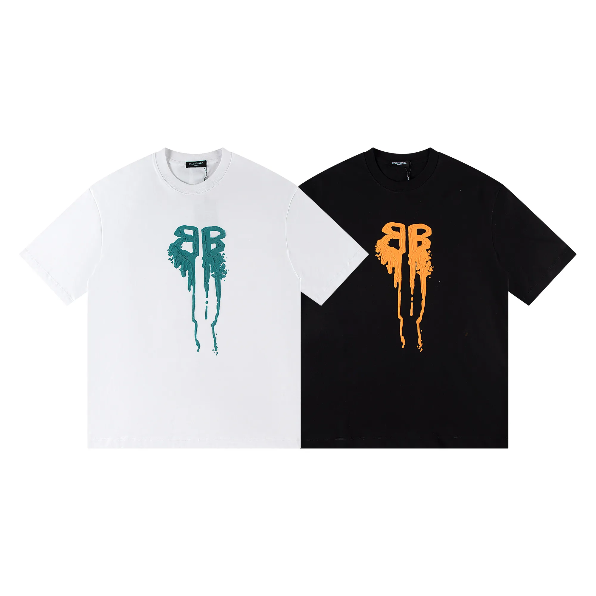 🅿️146 Style: 2026 new Balenciaga short-sleeved T-shirt Material: High version 300g double yarn combed cotton Size: S～XL Color: Black Style number: H1053