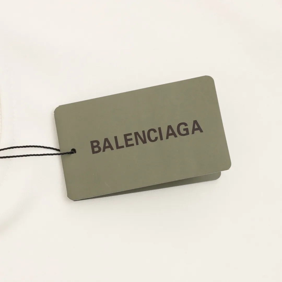 🅿️500 Balenciaga 25FW crack print round neck sweatshirt 480g high-grade combed cotton fabric counter collar label purchase-grade white thick plate hang tag original hanging grain three-dimensional foam print on the front and back strong sense of layering same style for men and women couple style oversize version loose size: S-XL