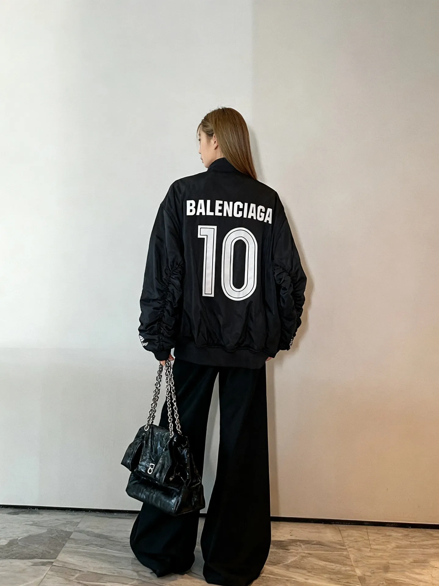 Balenciaga / Balenciaga Manchester United embroidered baseball flight cotton jacket Upper body consultation picture ℹ️