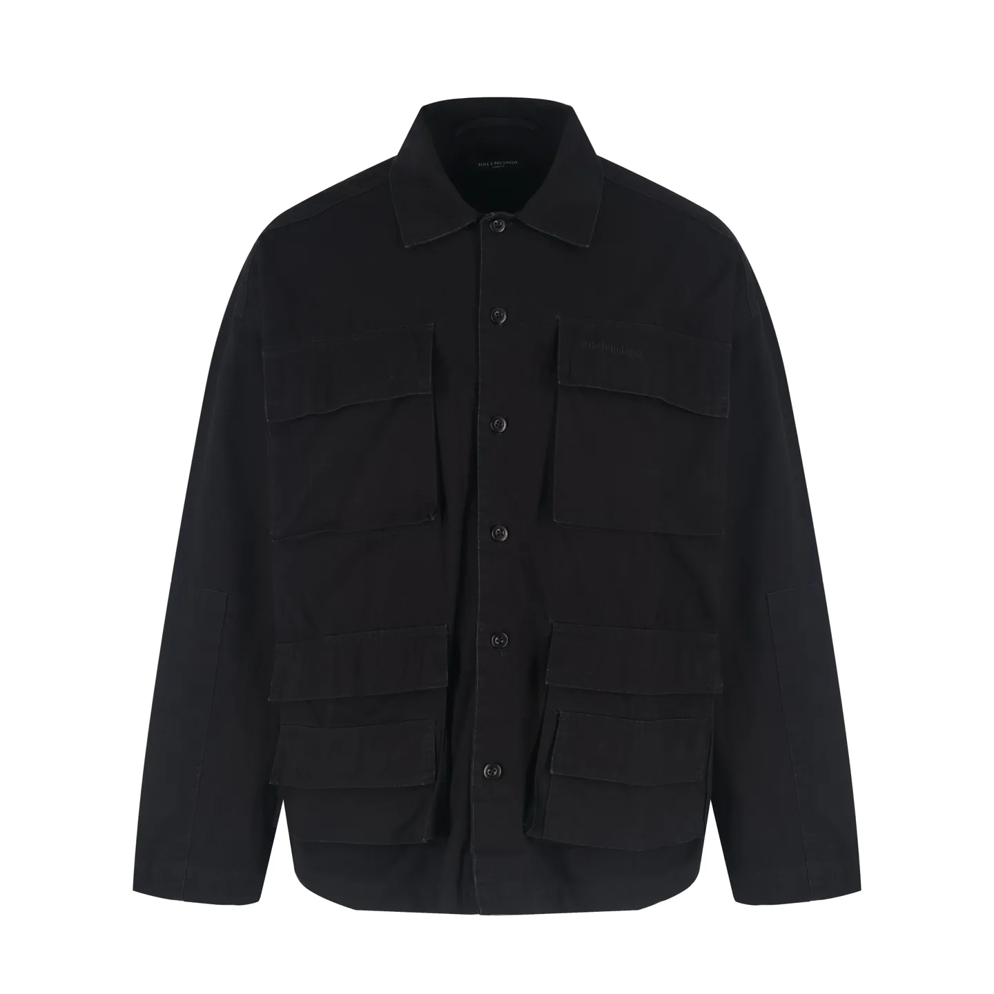 🅿️560 [Exclusive supply] BLCG multi-pocket work shirt jacket, originally purchased and developed for 17,000, made of pure cotton military small plaid canvas fabric, multi-pocket splicing ready-made garments. After the garment is finished, it undergoes a special heavy distressing and washing process, and the embroidery is done by Behringer embroidery. Customized 1:1 mold opening and closing buckle. Size:XS-S-M