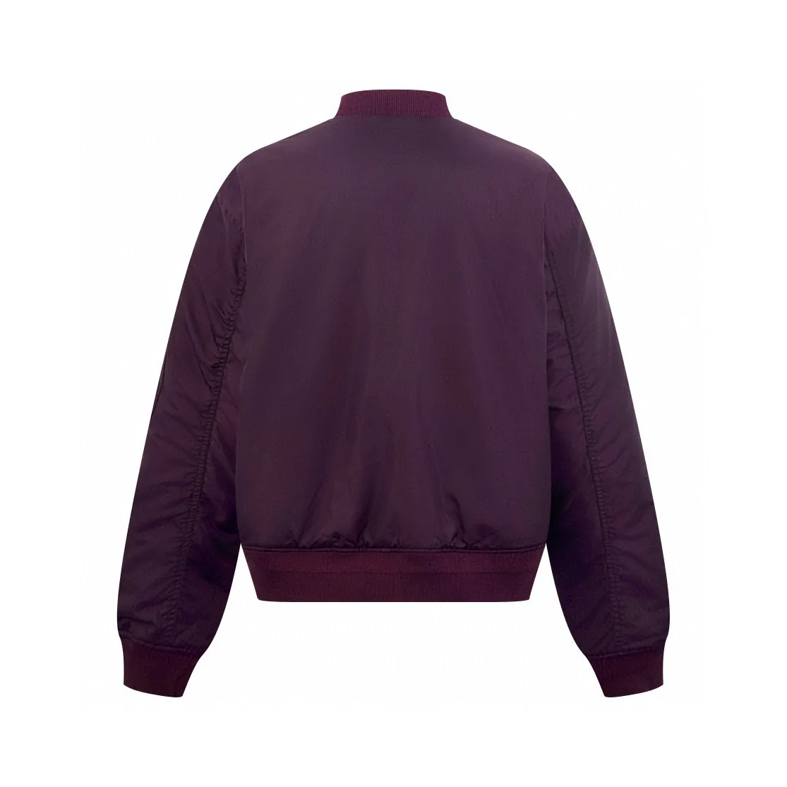 🅿️630 [Exclusive Supply] BLCG Lion Logo Badge Patch Bomber Jacket (Purple) Original purchase and development for 24,500. The fabric is made of custom-made dense-pore cold-pressed fiber nylon cloth and velvet cloud cotton sheet inside. It is full of texture, thick and solid. Every inch contains heavy warmth. The warm light of burgundy purple is the main tone. It is flamboyant but restrained. The slightly dropped shoulder silhouette accommodates the body shape. The gilt lion emblem patch is embellished on the chest, continuing the identity function of the badge. It is a silent statement when worn on the body. The lining and padding design highlight the wrapping effect and cleverly combines the warmth of cotton clothing with the aesthetics of life. In the name of design, it leads the trend and adopts imported machine embroidery technology. Using advanced computer control systems and sophisticated mechanical components, the Paris lion emblem patch embroidery operation is performed with high precision, smooth and delicate lines, and pure manual disassembly process. After completing the initial combination of the lining cloth and the cotton piece, the craftsman will make further adjustments and disassembly in the water. The lining cloth and the cotton piece can achieve a perfect combination, making the lining cloth and the cotton piece more closely combined. It is beautiful and neat, and the template machine opens the bag. The preset template guides the position, shape and size of the bag opening. The accuracy ensures the quality of the bag opening effect. Size:44-46-48-50