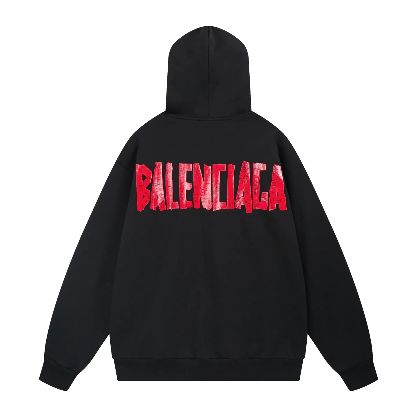 🅿️370 Detailed picture [Top version. Official website quality] BALENCI*GA/Paris. 25ss latest model. Masking tape pulp printed cardigan zipper hooded sweatshirt. The brick cabinets are synchronized. The fabric is made of Paris ZP custom-woven and dyed cotton sweatshirt. Weighing 460 grams, the cloth surface is clean. The cloth pattern is clear, soft and comfortable, and the threads are dyed with no color difference. The classic pattern is printed with environmentally friendly imported materials, and the tape pattern is glued. The letters are clear and the effect is three-dimensional. Restored brick cabinets. Different market currencies, welcome to compare. The version adopts OS loose shoulder design. The same style for men and women. Code: BL259902 Color: black, off-white Size: XS S M L